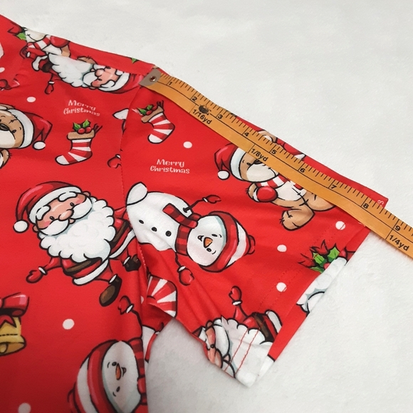 Graphic Scrub Top Womens Medium - Picture 9 of 10